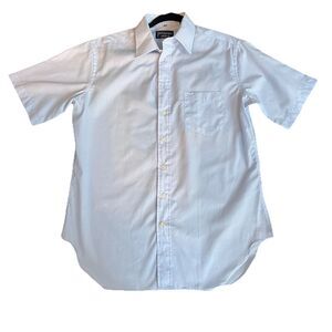 Vintage Givenchy For Chesa Shirt 70s Pocket Embroidered Logo Blue Retro Men 16